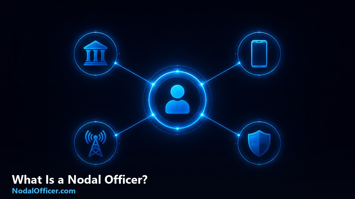 What is a Nodal Officer — central point of contact for banks, telecom and platforms